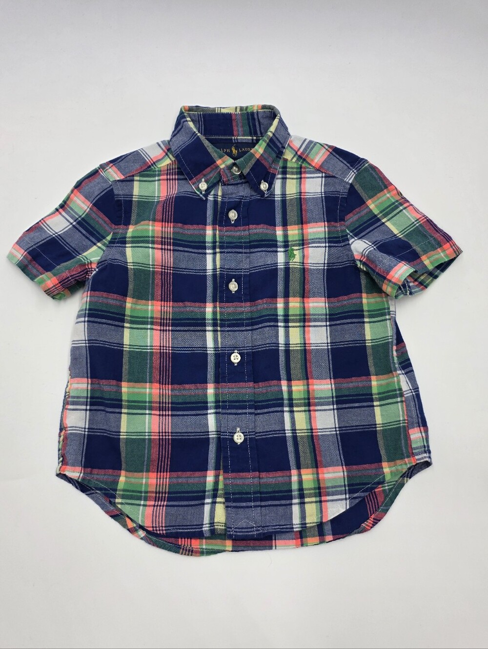 Ralph Lauren boys' short-sleeved button down shirt size 2T